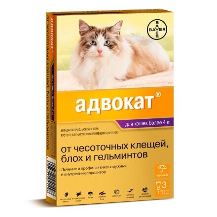 Средства от паразитов для кошек Астрафарм