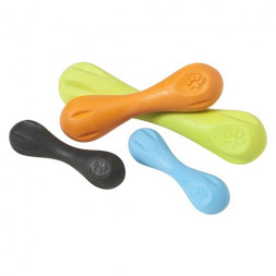 West Paw Zogoflex игрушка для собак гантеля Hurley L 21 см оранжевая
