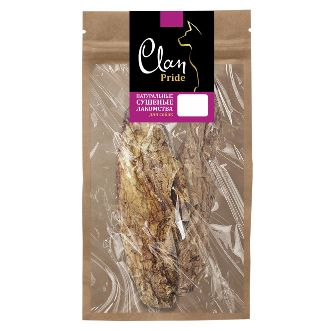 Clan Pride лакомство для собак сушеное "Легкое говяжье" - 100 г