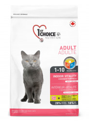 1st Choice Indoor Vitality сухой корм для домашних кошек с цыпленком - 907 г