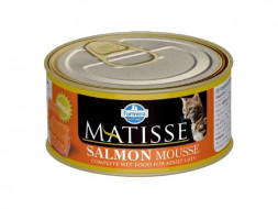 Farmina Matisse Salmon Mousse влажный корм для взрослых кошек мусс с лососем - 85 г (12 шт в уп)