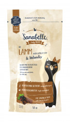 Sanabelle Snack с ягнёнком и бузиной лакомство для кошек 0,055 кг