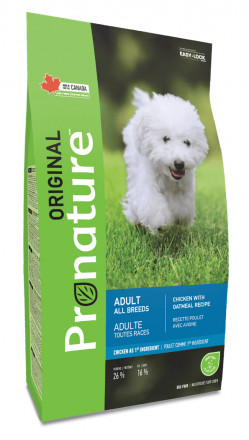 Pronature Original сухой корм для взрослых собак всех пород с курицей и овсом - 340 г
