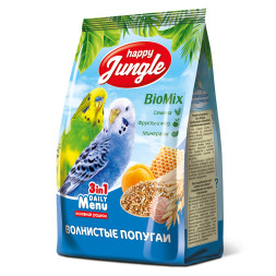 Happy Jungle корм для волнистых попугаев - 500 г