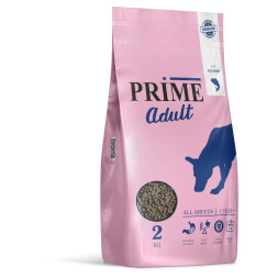 Prime Healthy Skin&amp;Coat сухой корм для собак, для кожи и шерсти, с лососем - 2 кг
