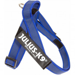 Julius-K9 шлейка для собак Color &amp; Gray 1, 61-80 см / 23-30 кг, синяя