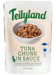 Pettric Teilyland влажный полнорационный корм для взрослых кошек с тунцом в соусе, в паучах - 85 г х 12 шт