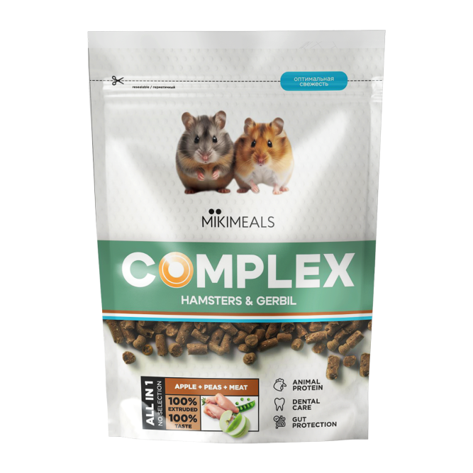 Mikimeals Complex сухой корм для хомяков - 500 г