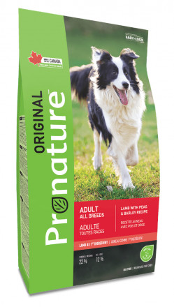 Pronature Original сухой корм для взрослых собак всех пород с ягненком - 11,3 кг