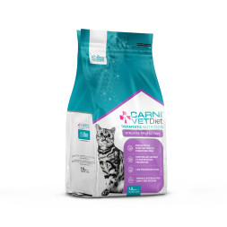 CARNI Vet Diet Cat Struvite Protection диетический сухой корм для кошек при профилактике струвитов - 1,5 кг