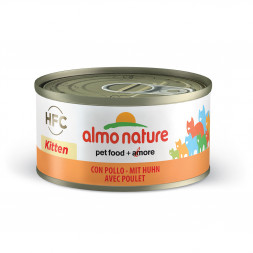 Almo Nature Legend Kitten Chicken консервированный корм с цельными кусочками курицы в бульоне для котят - 70 гр. х 24 шт.
