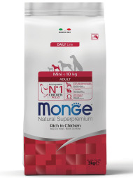 Monge Dog Mini сухой корм для взрослых собак мелких пород 3 кг