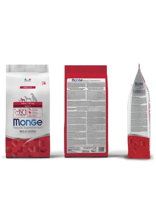 Monge Dog Mini сухой корм для взрослых собак мелких пород 3 кг
