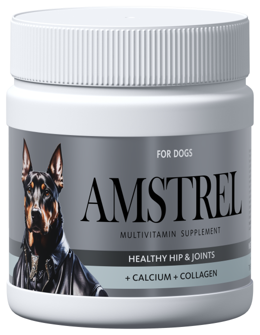 Amstrel мультивитаминное лакомство для собак "Здоровые суставы и сухожилия" с кальцием и коллагеном - 600 таблеток