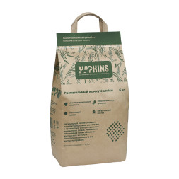 NAPKINS растительный комкующийся наполнитель для кошачьего туалета - 14,5 л (6 кг)