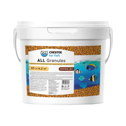 Chester All Granule корм для всех видов декоративных аквариумных рыб в гранулах - 4,2 кг