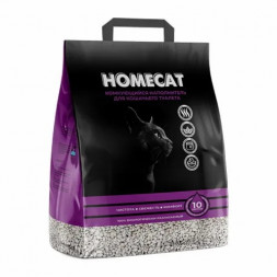 HOMECAT комкующийся наполнитель для кошачьих туалетов - 10 л (5 кг)