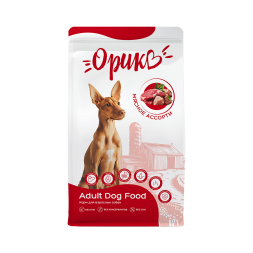 Орико сухой корм для взрослых собак всех пород, мясное ассорти - 12 кг