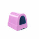 Imac Zuma туалет для кошек закрытый пепельно-розовый - 40х56х42,5 см.