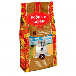 Родные корма сухой корм для взрослых собак с высокой активностью - 5 русских фунтов (2,045 кг)
