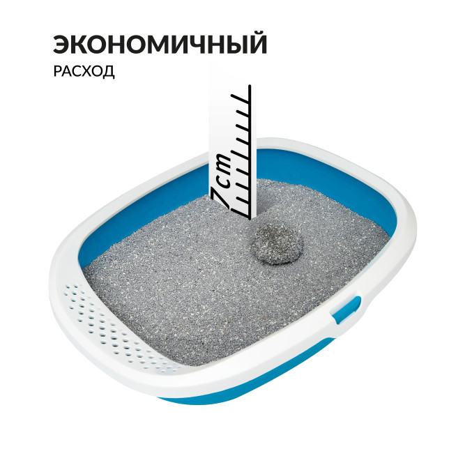 Cat's White Activated Carbon Spring Fresh комкующийся наполнитель с активированным углем и ароматом весенней свежести для кошачьего туалета - 10 л (8,5 кг)