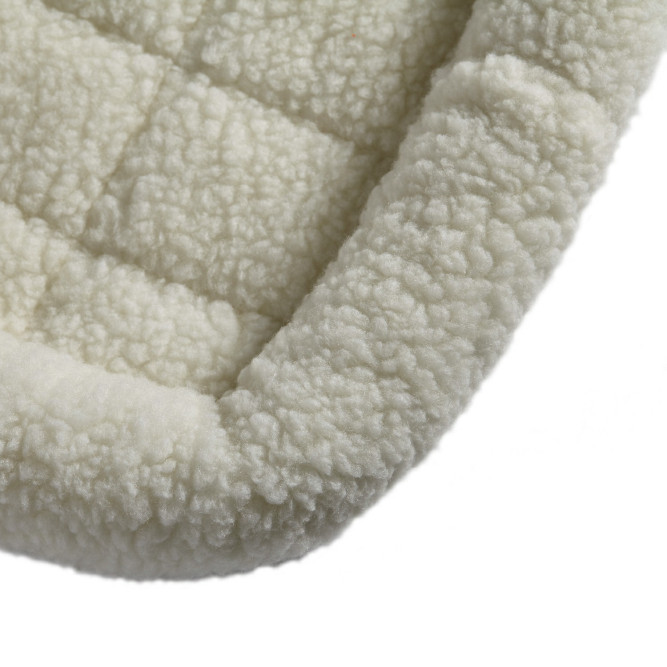 Лежанка MidWest Pet Bed для собак и кошек флисовая 77х52 см, белая