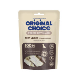 Original Choice сублимированное лакомство для собак вымя говяжье - 60 г