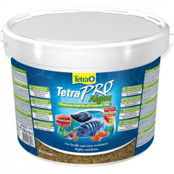 TetraPro Algae Crisps растительный корм для всех видов рыб в чипсах 10 л