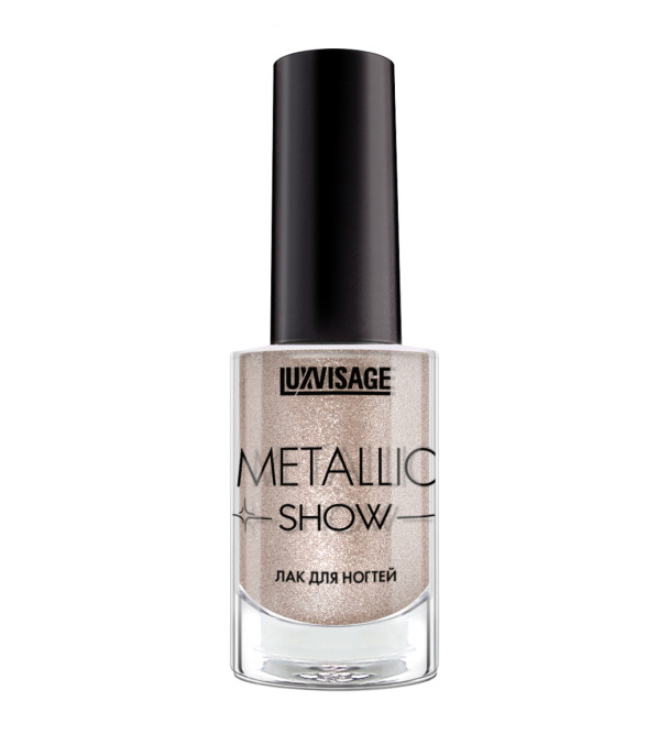 LUXVISAGE лак для ногтей Metallic Show, тон 302 Платиновый блеск