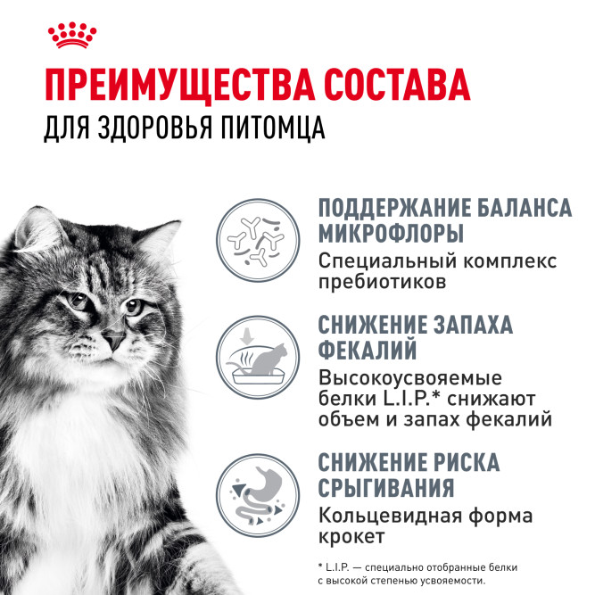Royal Canin FCN Digestive Care сухой корм для взрослых кошек старше 1 года с чувствительным пищеварением - 400 г