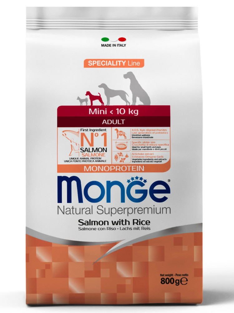 Monge Dog Speciality Mini сухой корм для взрослых собак мелких пород с ...