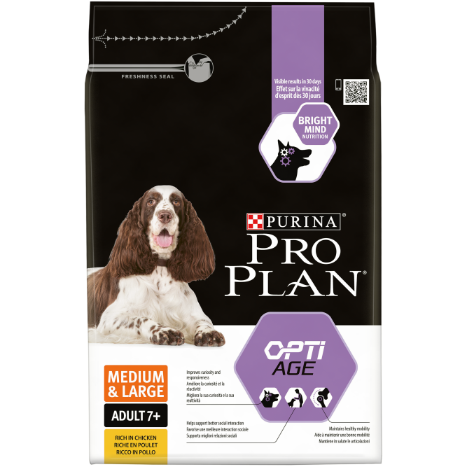 Purina Pro Plan Medium &amp; Large Adult 7+ cухой корм для взрослых собак средних и крупных пород старше 7 лет с курицей и рисом - 3 кг