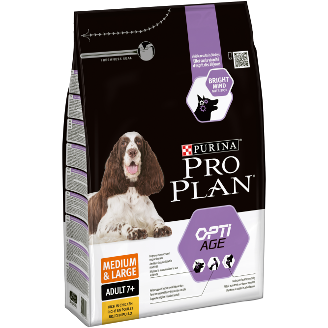 Purina Pro Plan Medium &amp; Large Adult 7+ cухой корм для взрослых собак средних и крупных пород старше 7 лет с курицей и рисом - 3 кг