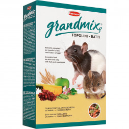 Padovan Grandmix Topolini E Ratti комплексный основной корм для взрослых мышей и крыс - 1 кг