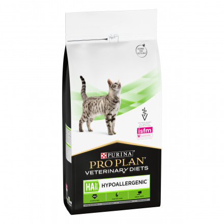 Purina Pro Plan Veterinary diets HA St/Ox Hypoallergenic сухой корм для взрослых кошек при аллергии - 1,3 кг