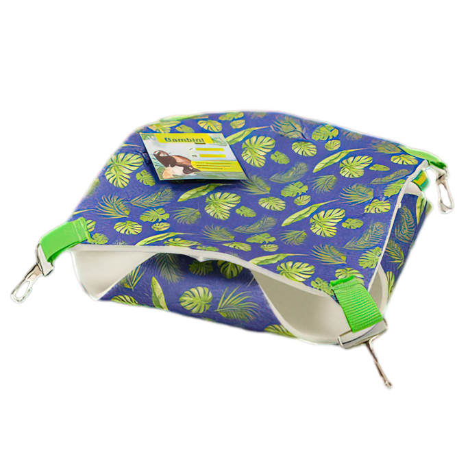 Bambini Pets гамак подвесной из фетра двухуровневый, для грызунов и хорьков, 23х23х6 см