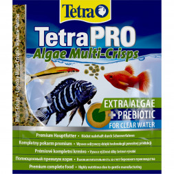 Tetra Pro Algae Crisps корм растительный для всех видов рыб в чипсах - 12 г (саше)
