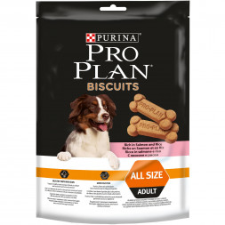 Purina Pro Plan Biscuits лакомство для собак с лососем и рисом - 175 г