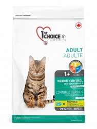 1st Choice Weight Control сухой корм для стерилизованных кошек для контроля веса с курицей - 2,72 кг
