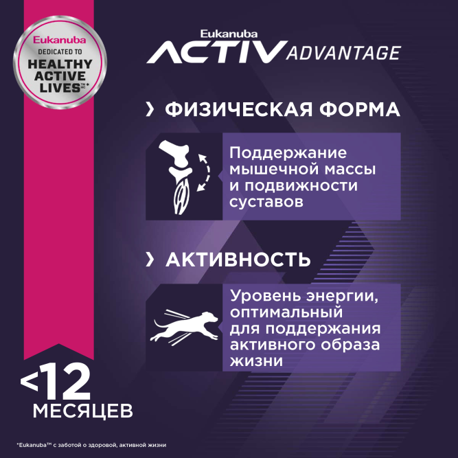 Сухой корм Eukanuba Puppy Toy Breed для щенков миниатюрных пород - 500 г