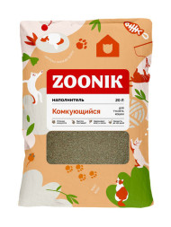 ZOONIK наполнитель комкующийся бентонитовый для кошачьего туалета - 20 л
