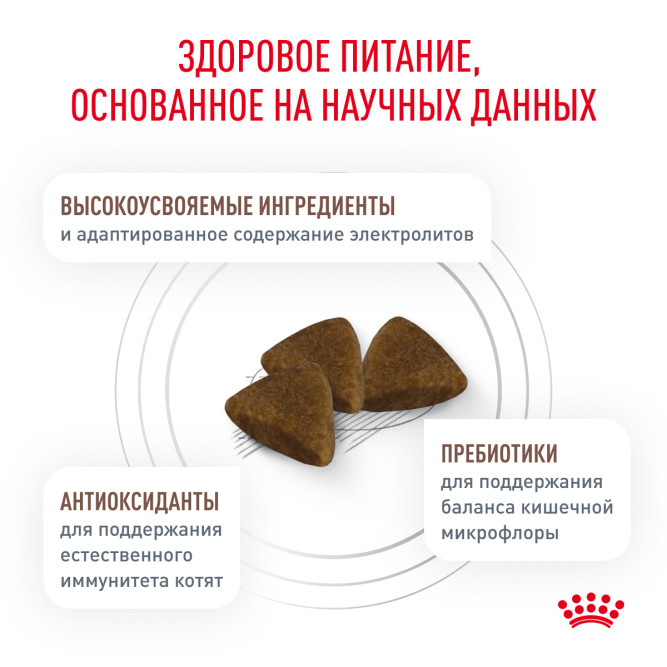 Royal Canin Gastrointestinal Kitten сухой диетический корм для котят от 2 до 10 месяцев, при нарушениях пищеварения - 2 кг