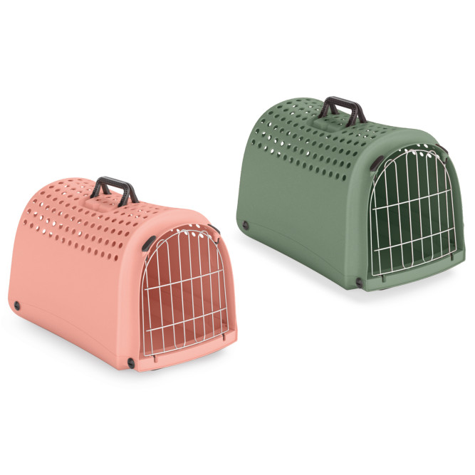 IMAC LINUS 2ND LIFE переноска для кошек и собак, 52,5х32х34,5 см, цвет оливковый