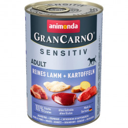 Animonda Gran Carno Sensitiv влажный корм для собак с чувствительным пищеварением с ягненком и картофелем - 400 г (6 шт в уп)