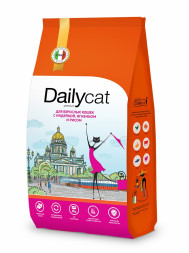 Dailycat Casual сухой корм для взрослых кошек с индейкой, ягненком и рисом - 400 г