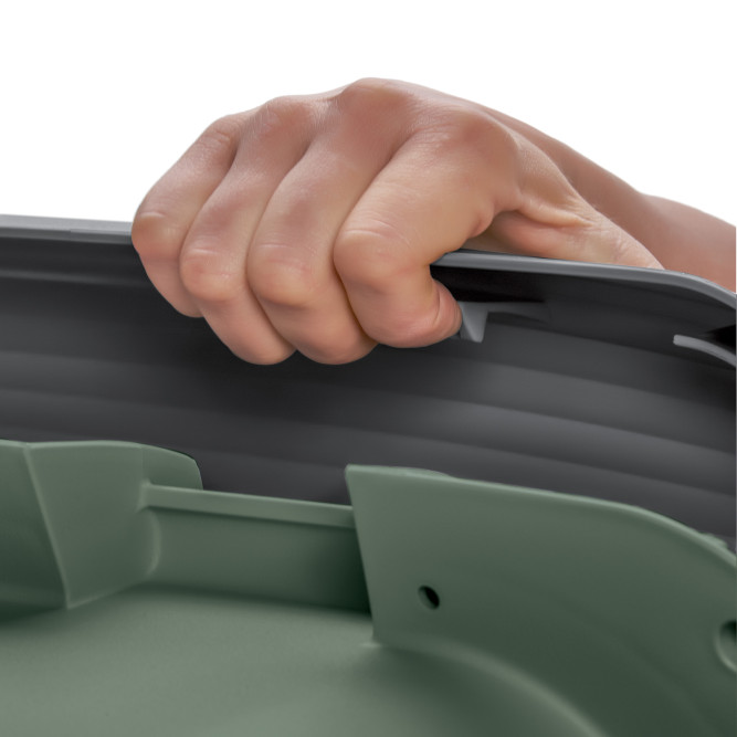 IMAC ZEUS 50 2ND LIFE будка для собак мелких пород и кошек, 53х46х47,6 см цвет оливковый