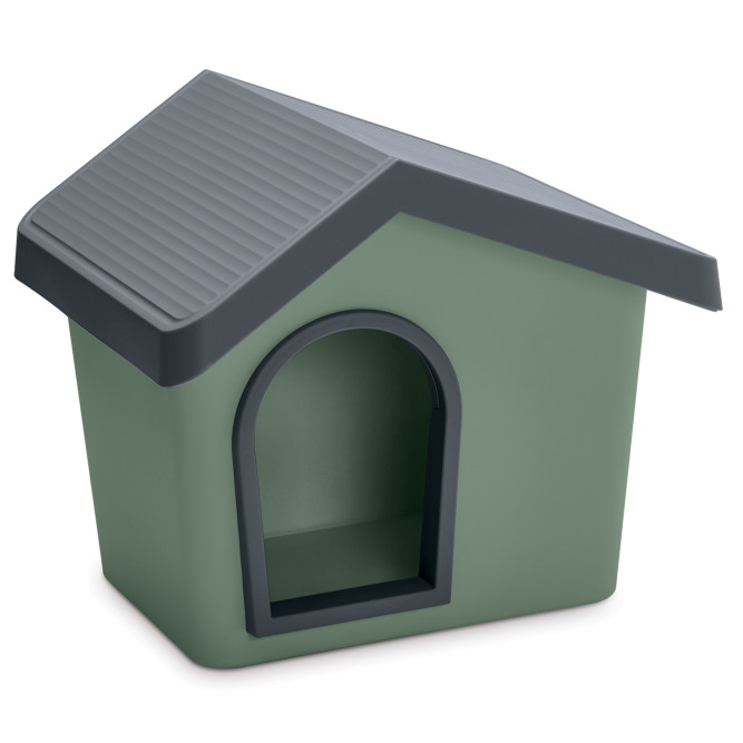 IMAC ZEUS 70 2ND LIFE будка для собак средних пород, 72,2х61,8х62,3 см, цвет оливковый