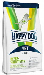 Happy Dog Vet Diet Hypersensitivity сухой корм для взрослых собак при кормовой непереносимости - 1 кг