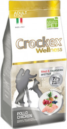 CROCKEX Wellness сухой корм для взрослых собак мелких пород с курицей и рисом -  2 кг