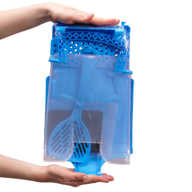 MPS био-туалет NETTA 54х39х40h см с совком голубого цвета